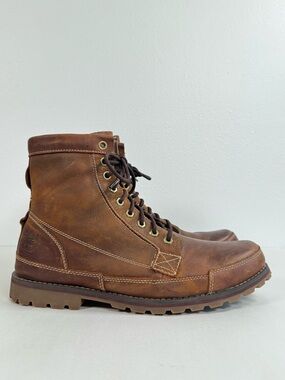 Timberland Earthkeepers Original 6-Inch Men’s Boots Size 13 Brown Leather 15551